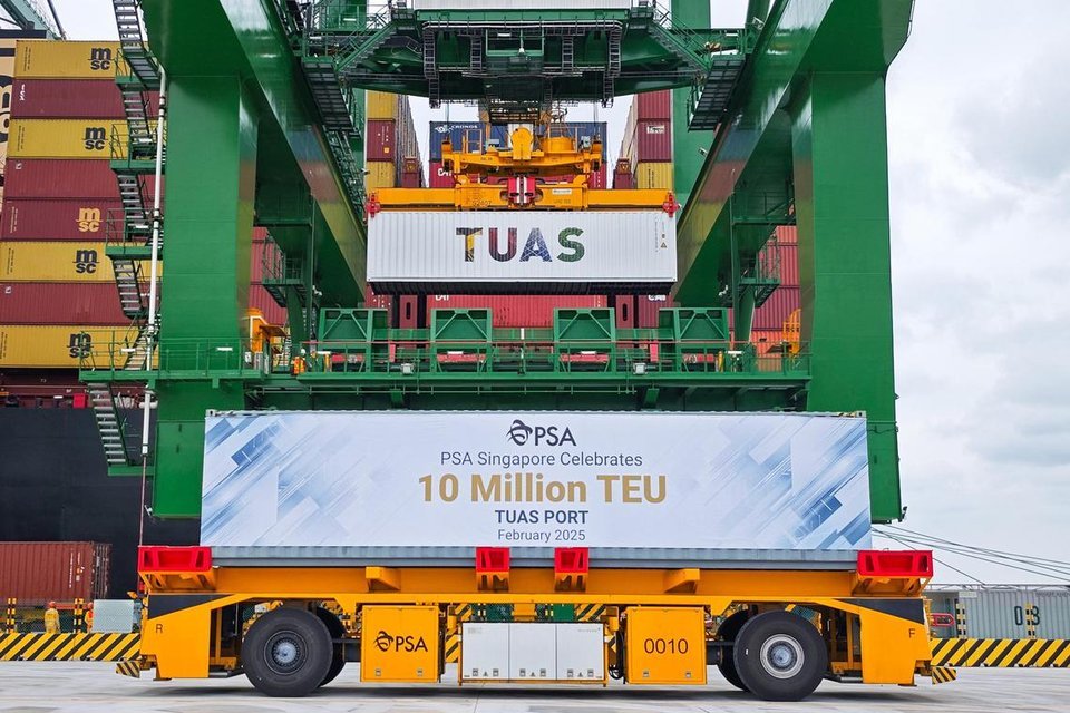 Tuas Mega Port Containers