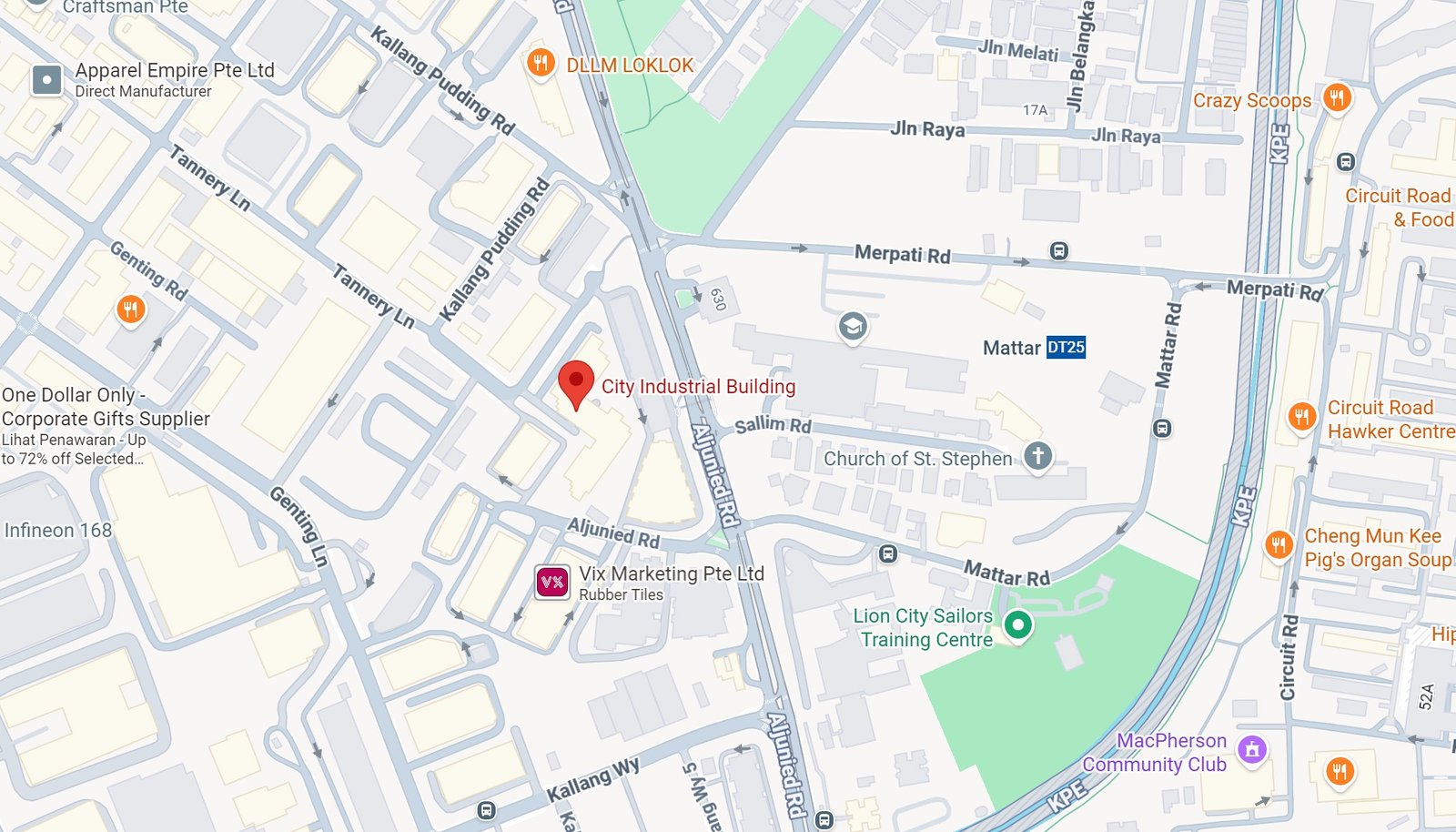 City Industrial Building_location