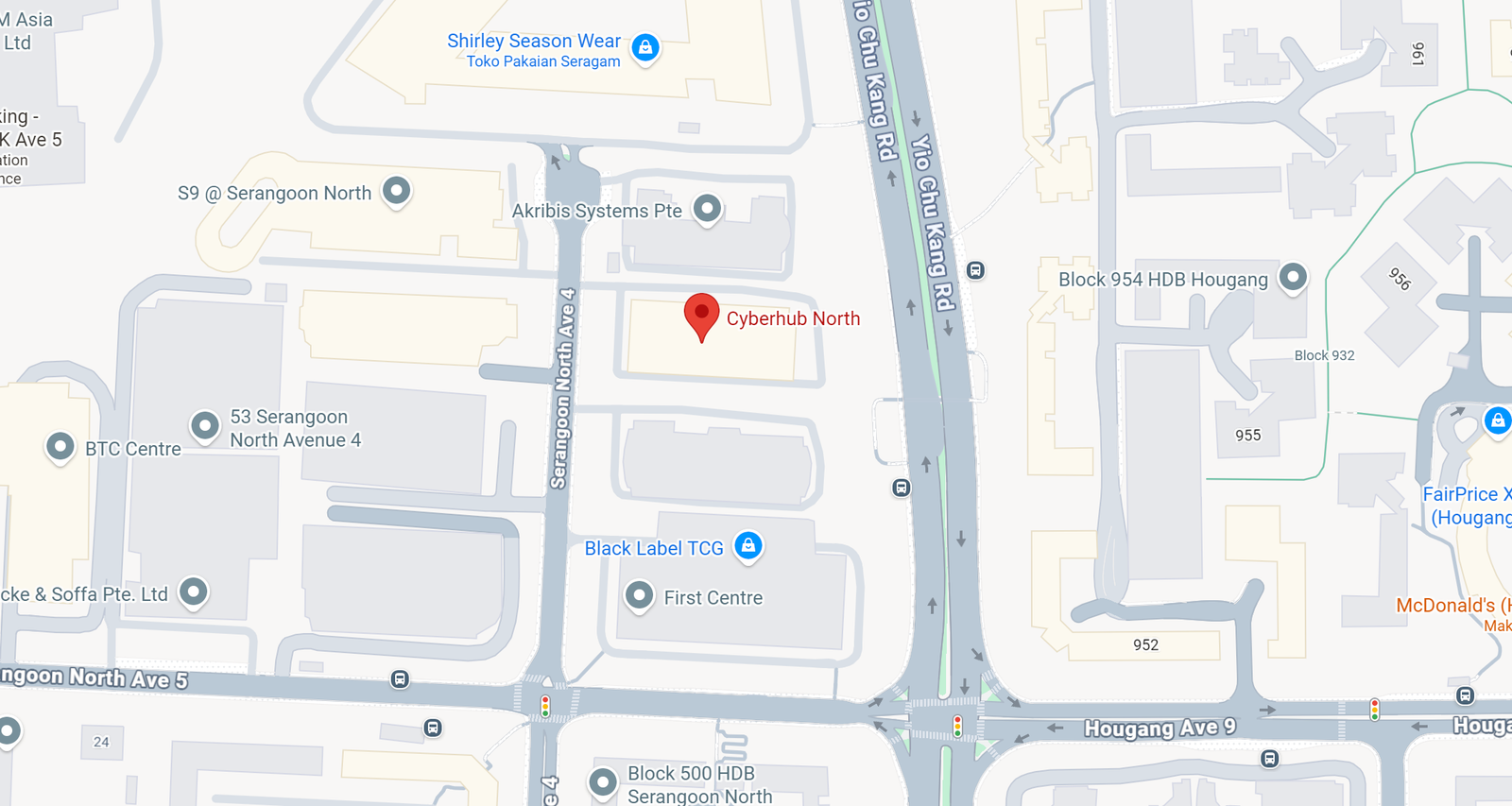 Cyberhub North Location