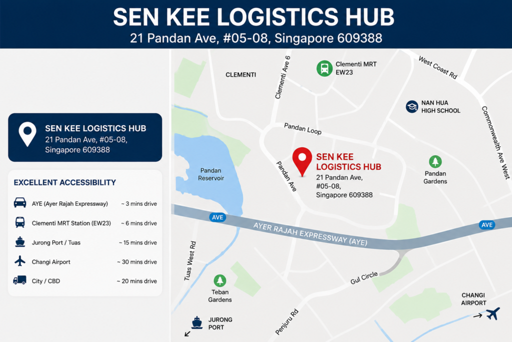 Senkee Logistics Pte Ltd_location