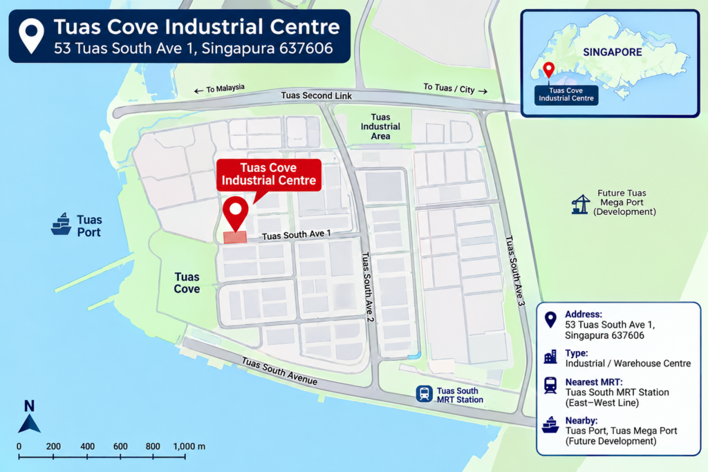 Tuas Cove Industrial Centre_location