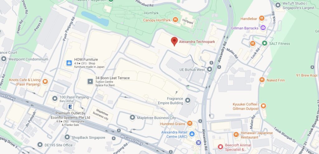 Alexandra Technopark_location