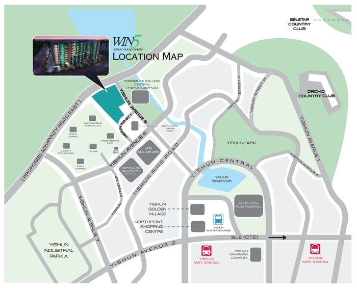 Win5 @ Yishun_location