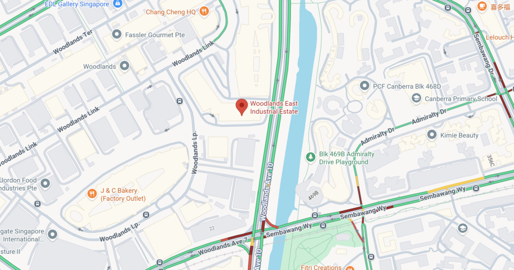 Woodlands Industrial Estate_Location